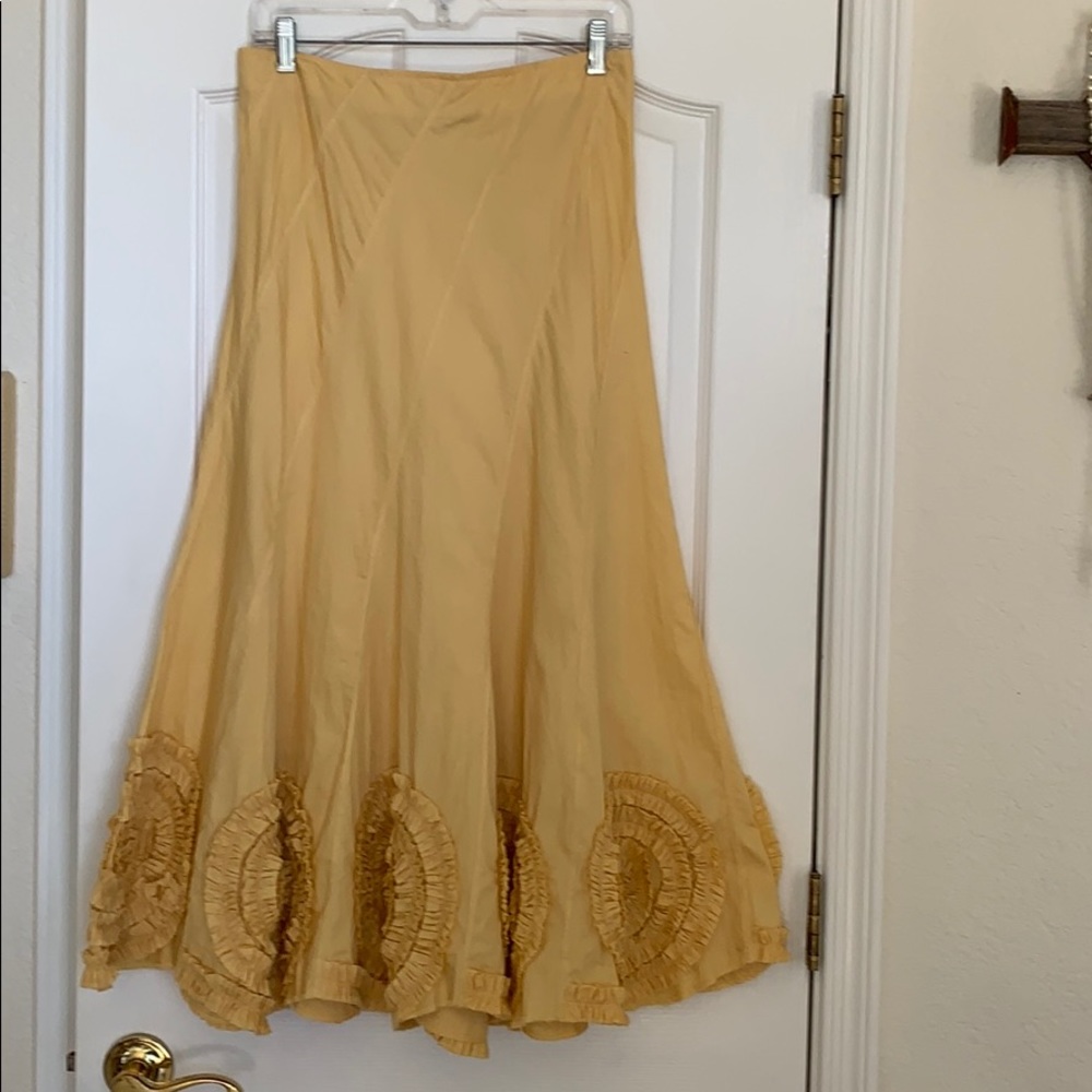 Goldenrod swing skirt by NY Girls 100% cotton